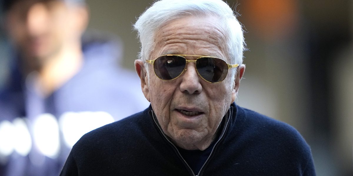 Robert Kraft said Ed Sheeran already asked for  million aid donation after Macklemore tests him