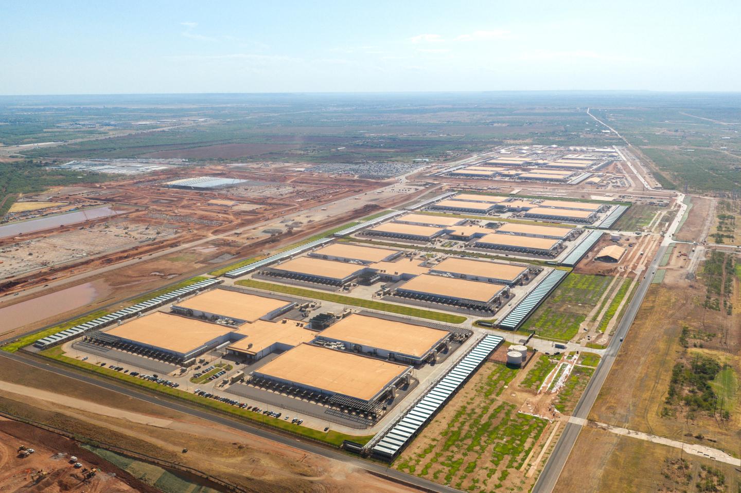 A data center in Abilene, Texas.