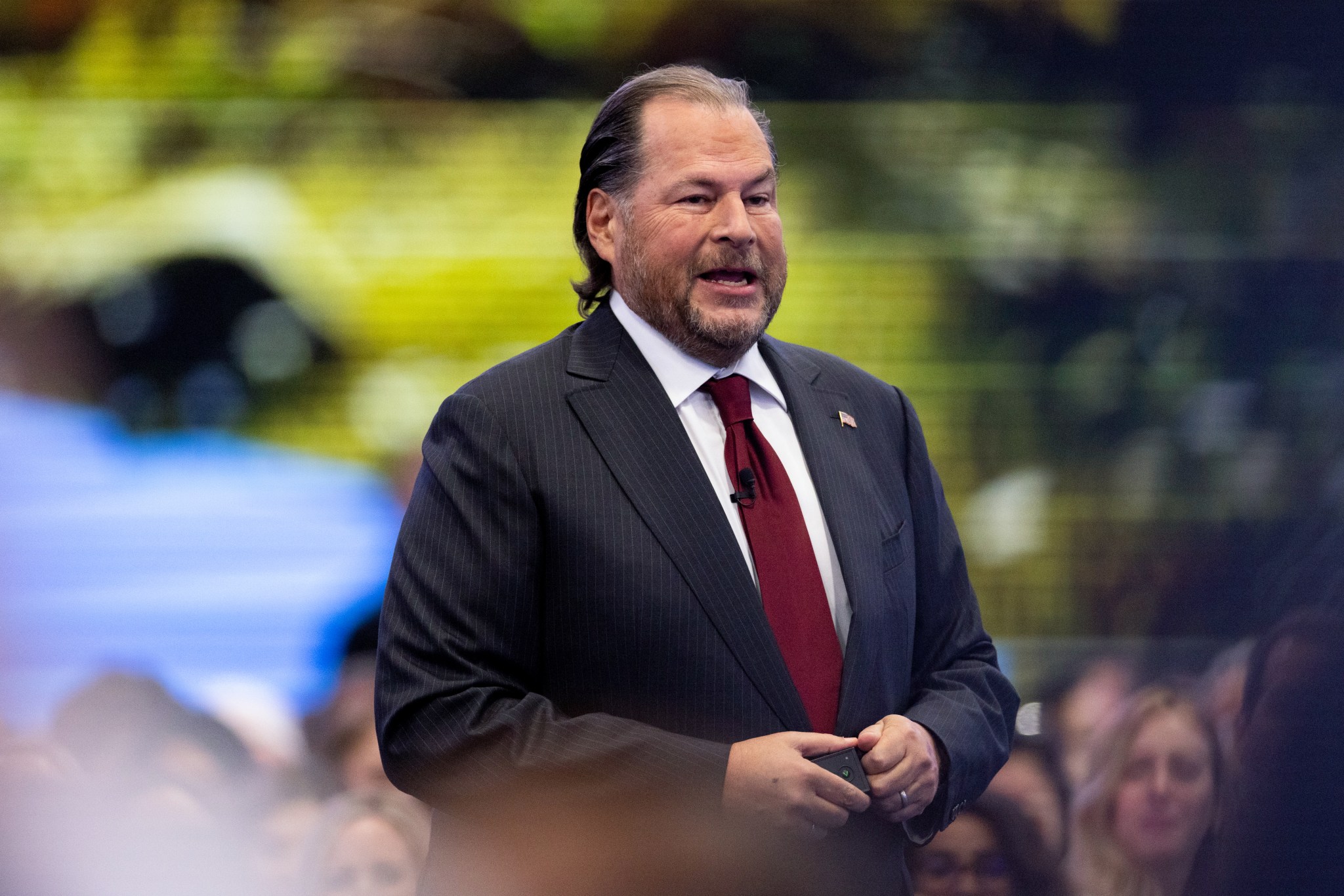 Salesforce’s Marc Benioff to AI industry: Regulate yourselves or get sued