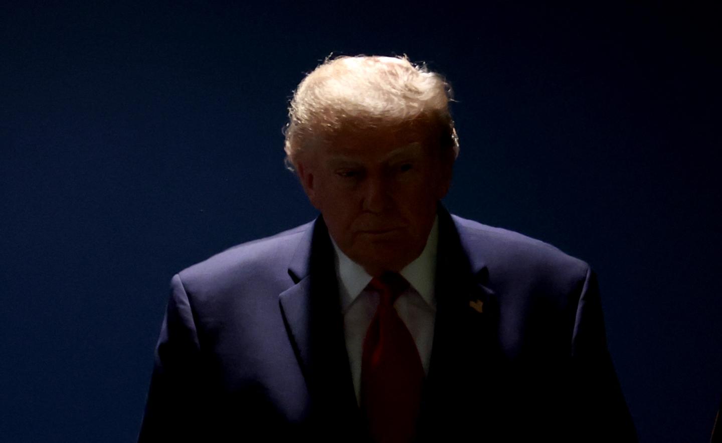 US President Donald Trump arrives to address the 81st United Nations General Assembly at United Nations headquarters in New York on September 22, 2026.