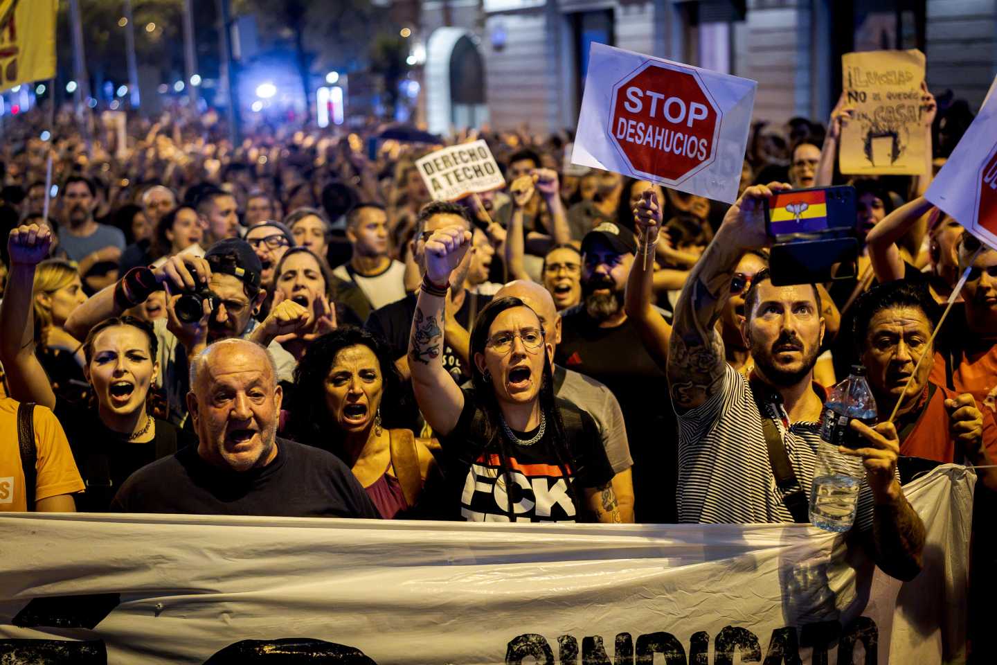 An 87-year-old woman was evicted via stretcher from a Madrid apartment she lived in for decades, sparking mass protest against Spain’s housing crisis