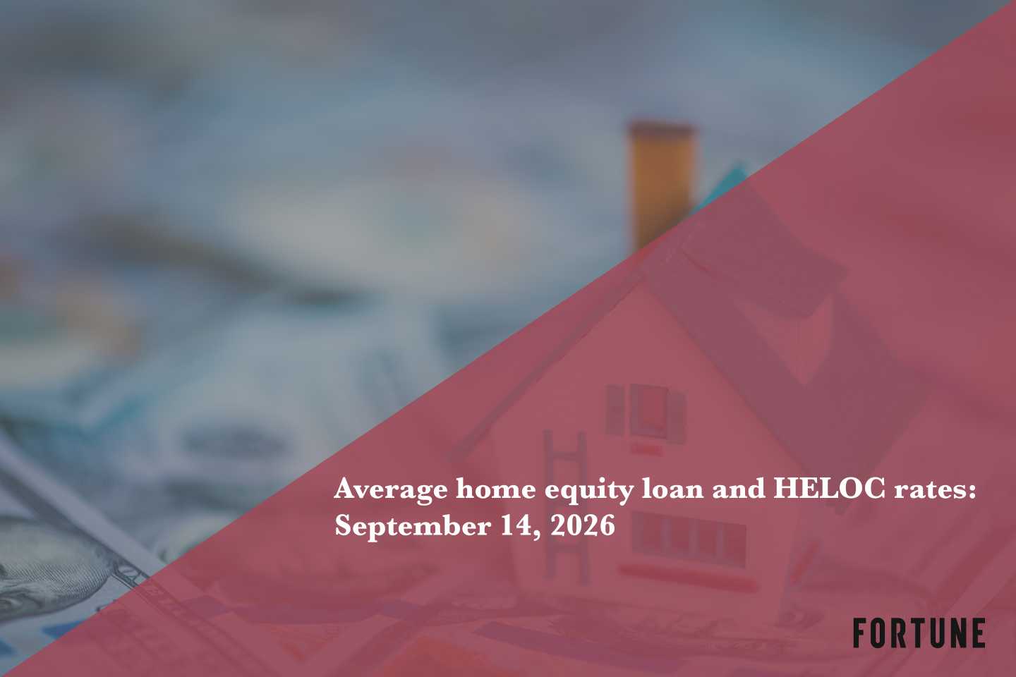 Home equity loan and HELOC rates: Sept. 14, 2026