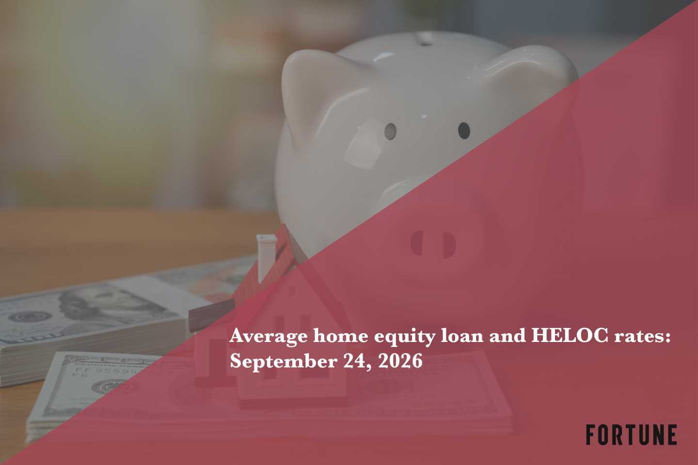 Today’s home equity loan and HELOC rates, Sept. 24, 2026