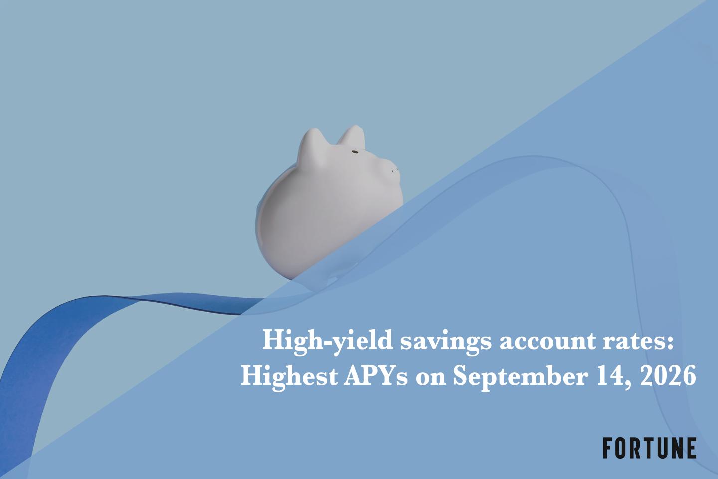 Today’s top high-yield savings rates: Up to 4.50% on Sept. 14, 2026