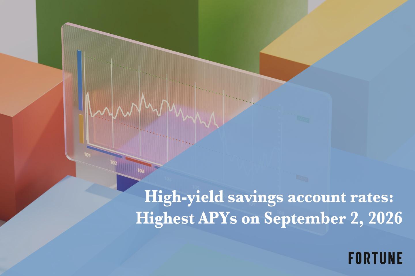 Today’s top high-yield savings rates: Up to 4.50% on Sept. 2, 2026