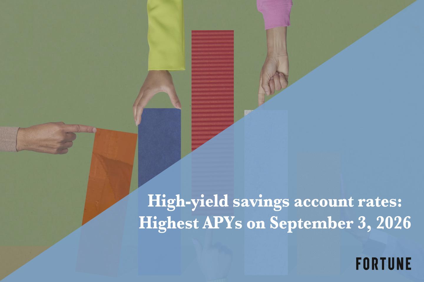 Today’s top high-yield savings rates: Up to 4.50% on Sept. 3, 2026