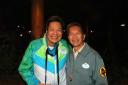 Disneyland Resort photographer Jerry Wong (L) and attractions host Peter Wong (R).