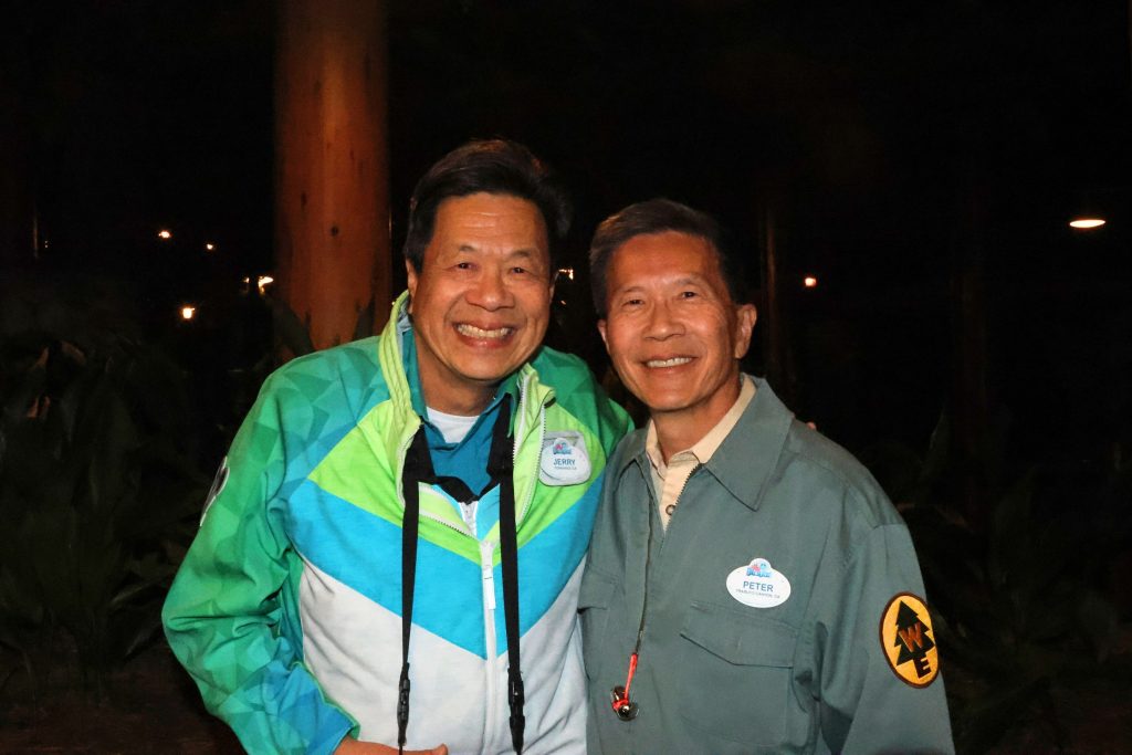Disneyland Resort photographer Jerry Wong (L) and attractions host Peter Wong (R).