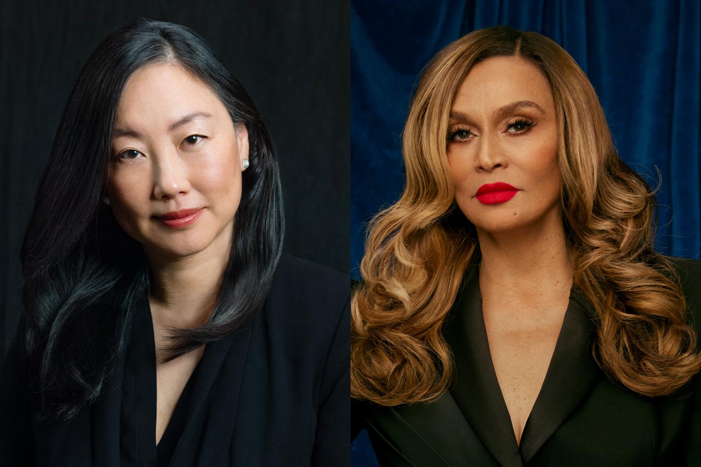 Grace Ray, left, leads Beyoncé's hair care brand Cécred as CEO, with help from brand vice chair Tina Knowles.