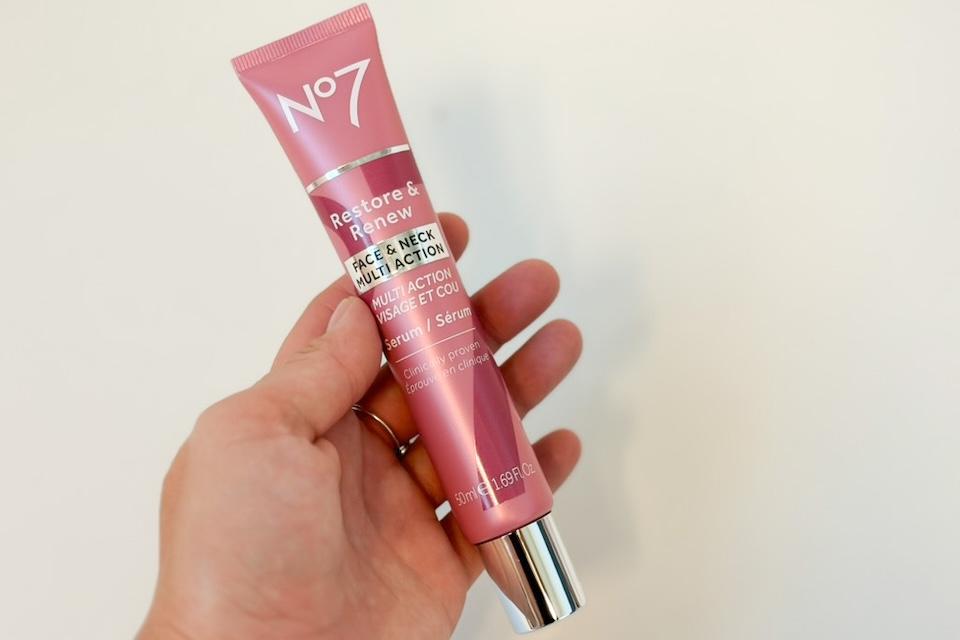 No7 Restore and Review as best firming neck cream