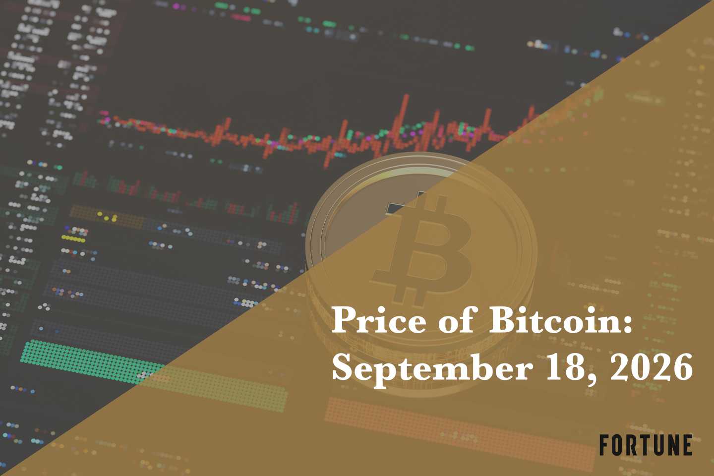 Current price of Bitcoin for Sept. 18, 2026