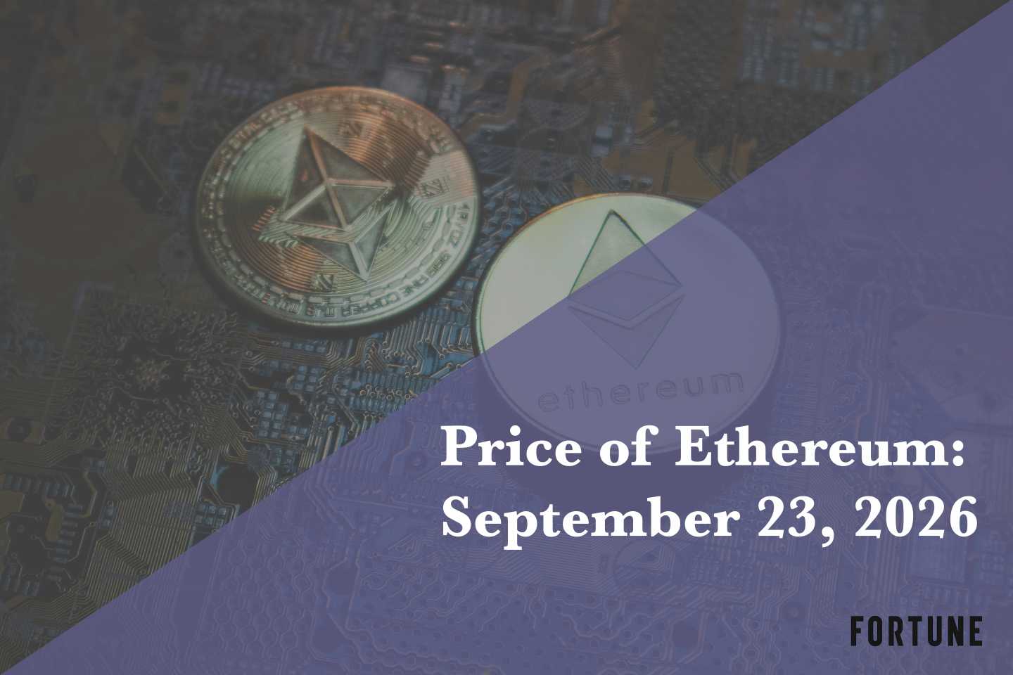 Current price of Ethereum for Sept. 23, 2026