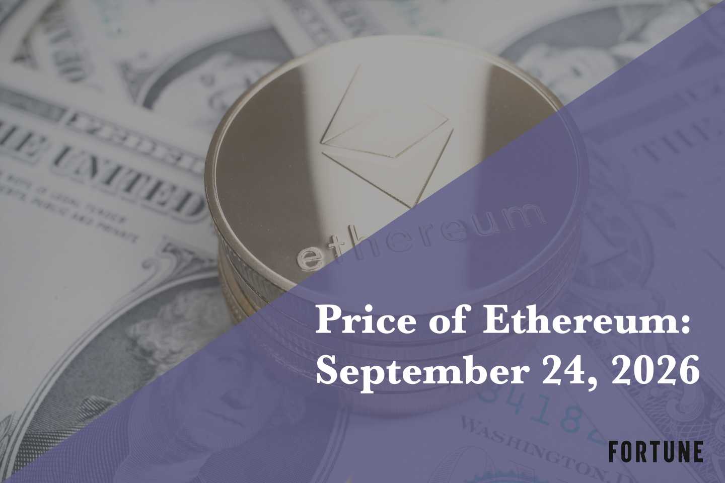 Current price of Ethereum for Sept. 24, 2026