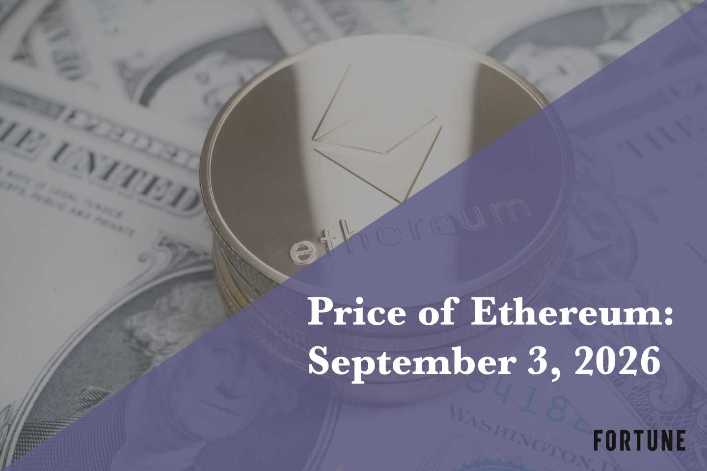 Current price of Ethereum for Sept. 3, 2026