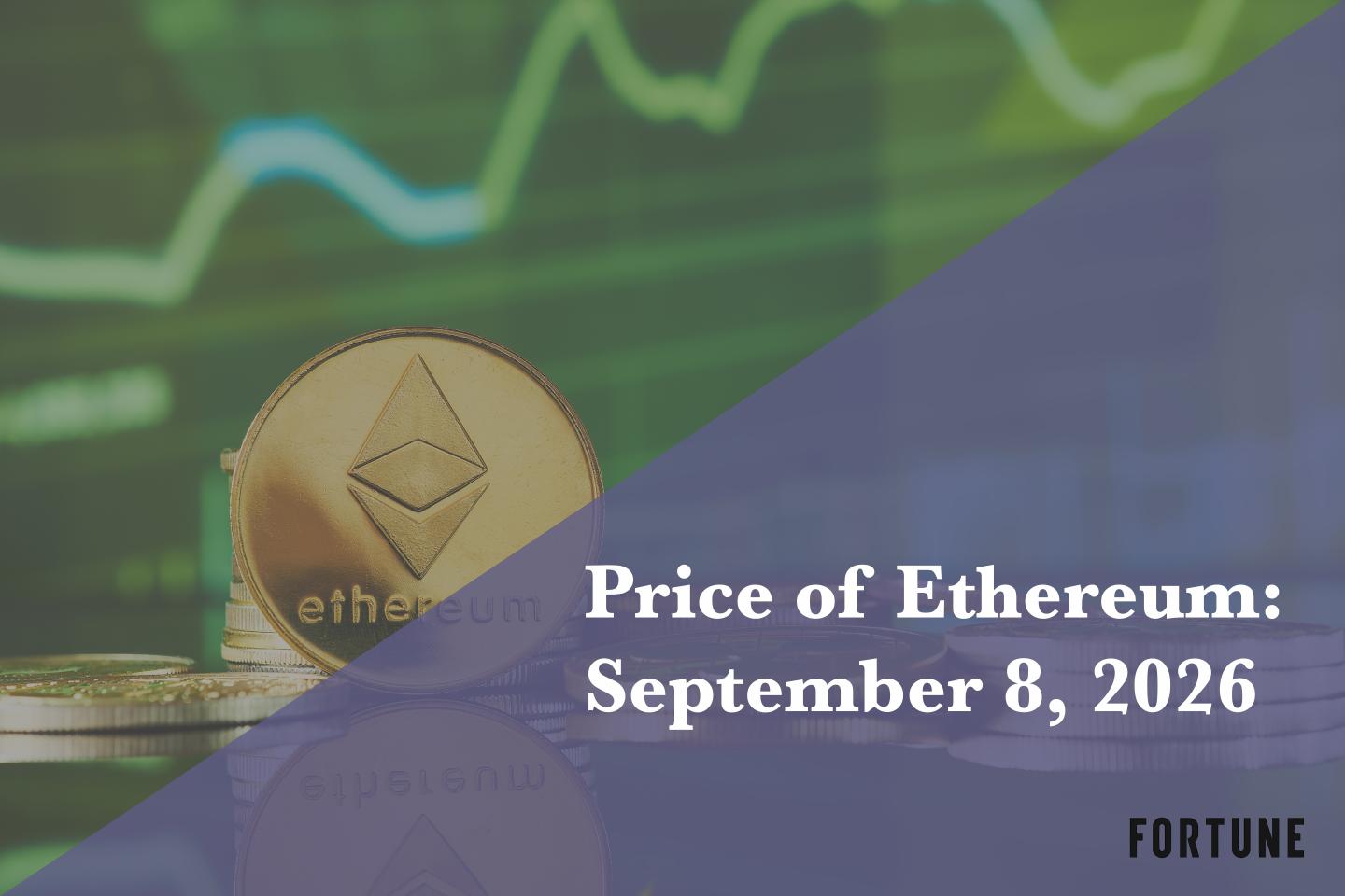 Current price of Ethereum for Sept. 8, 2026