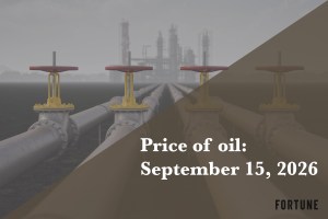 Oil Trades at $106.57 Per Barrel on Sept. 15, 2026