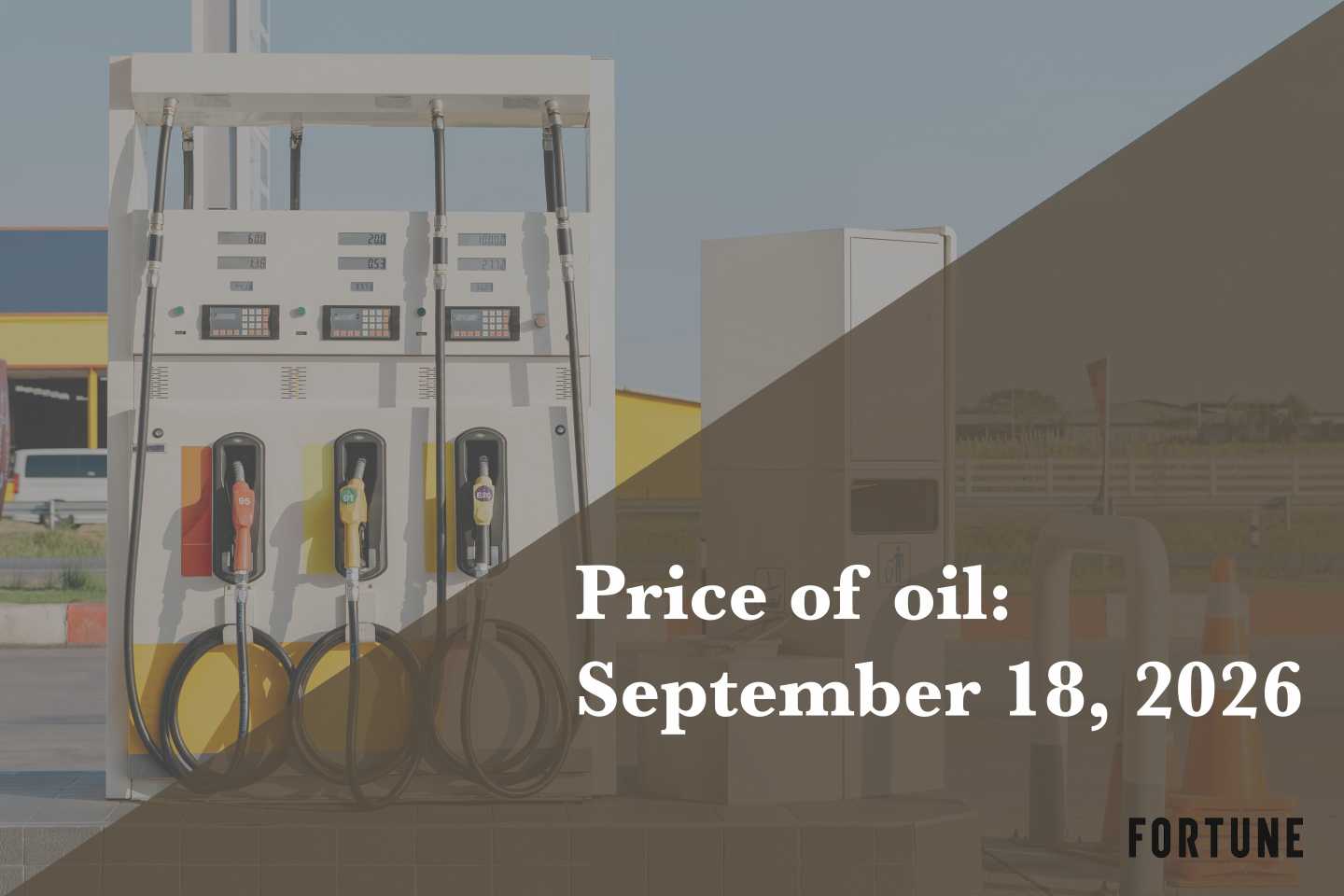 Current price of oil as of Sept. 18, 2026