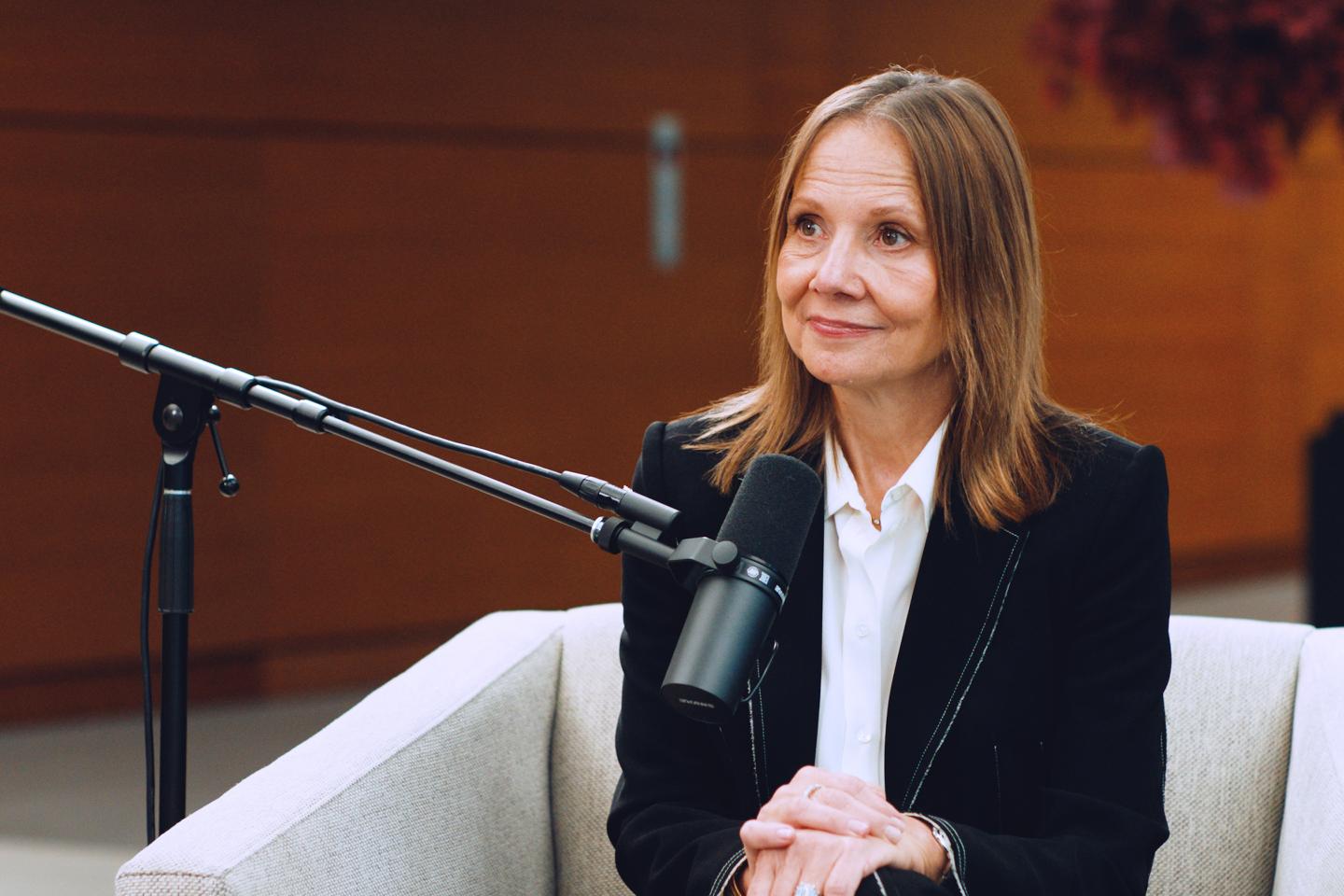 GM CEO Mary Barra wants you to buy self-driving cars and drive EVs in the AI future