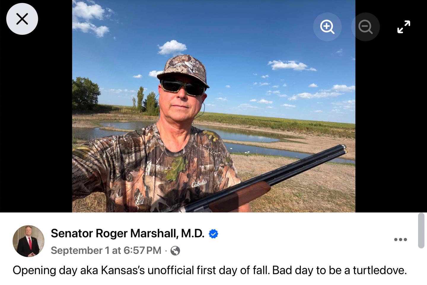 Marshall's efforts in 2024 to secure the earmark sought to balance the needs of the refuge and farmers in Kansas, But in doing so, he took action that experts said could boost his property's value and could be a conflict of interest.