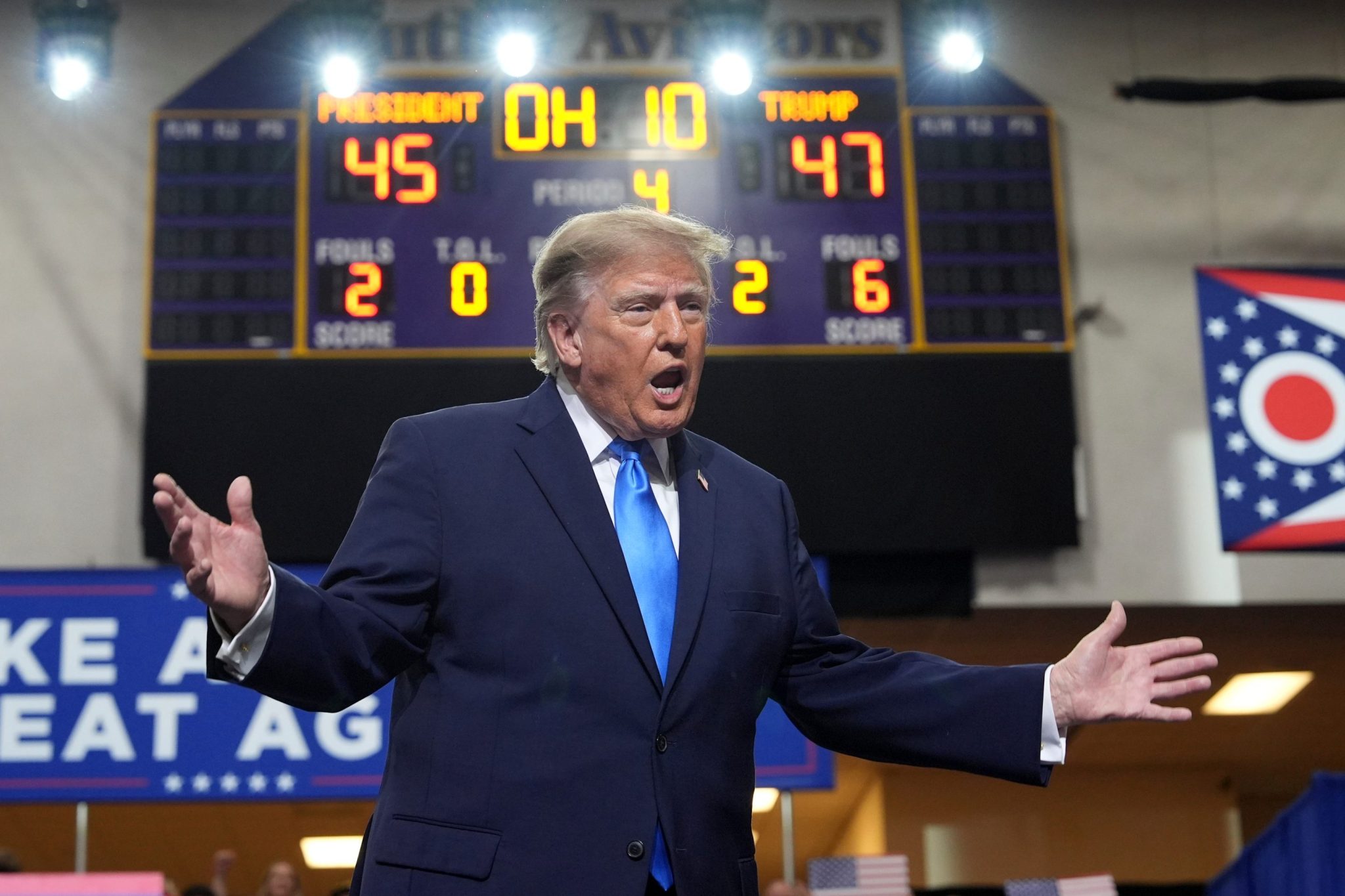 Trump’s Ohio rally gets quiet after he defends data centers — a toxic political issue with bipartisan opposition. ‘You can’t just turn them off’