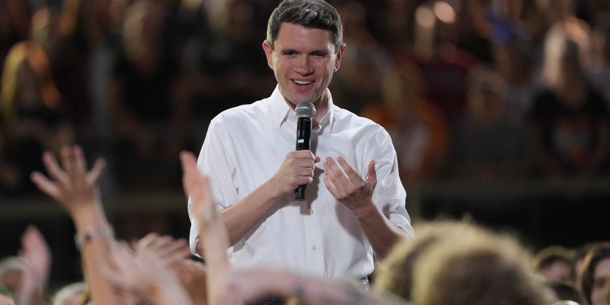 Elon Musk spent $158 million on GOP leadership. Dem candidate James Talarico says rallygoers are ‘my slingshot’ against the ‘Goliaths’ to win Texas