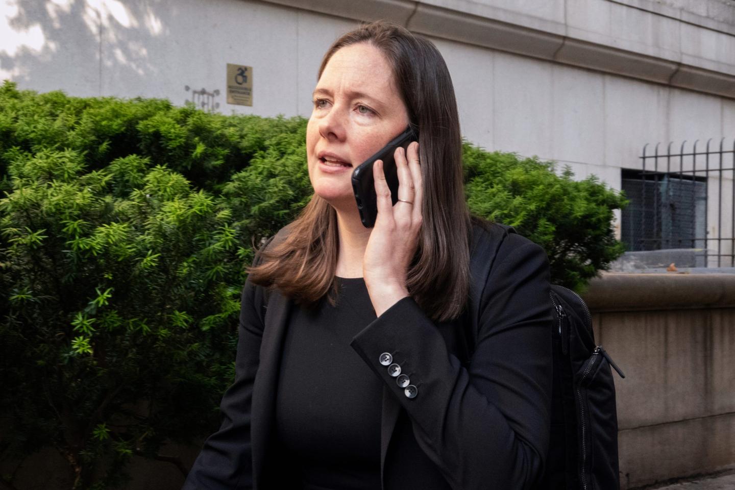 Assistant U.S. Attorney Maurene Comey is outside court during the Sean "Diddy" Combs' sex trafficking trial.