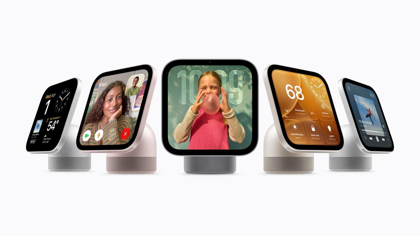 Apple's new HomeView home device. (Courtesy Apple)