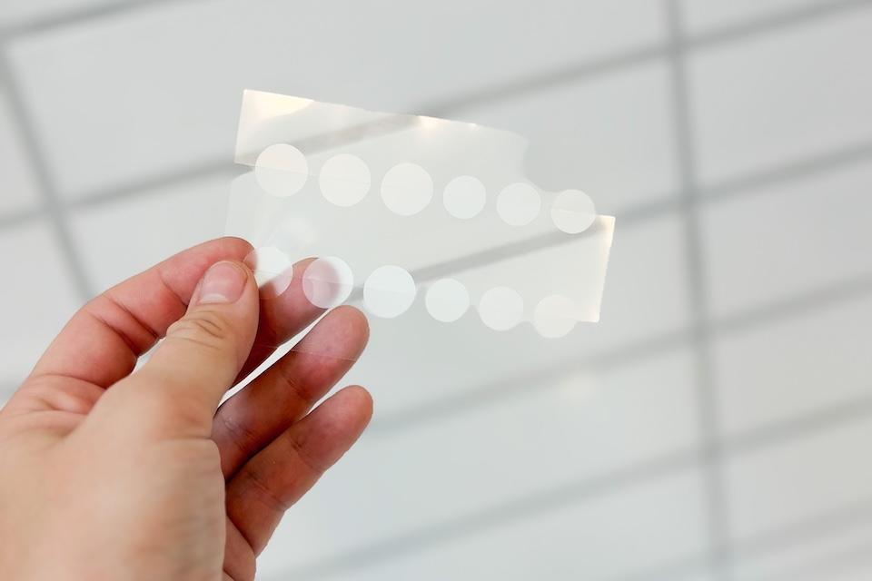 Our tester with the best pimple patches