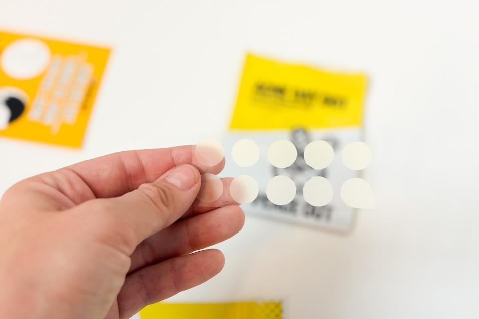 Our tester with the best pimple patches