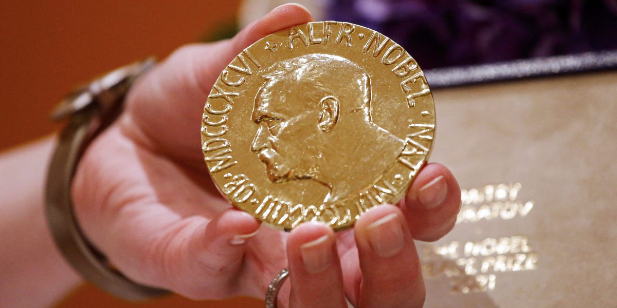 The Nobel Peace Prize could leave the planet this year, with the International Space Station among contenders