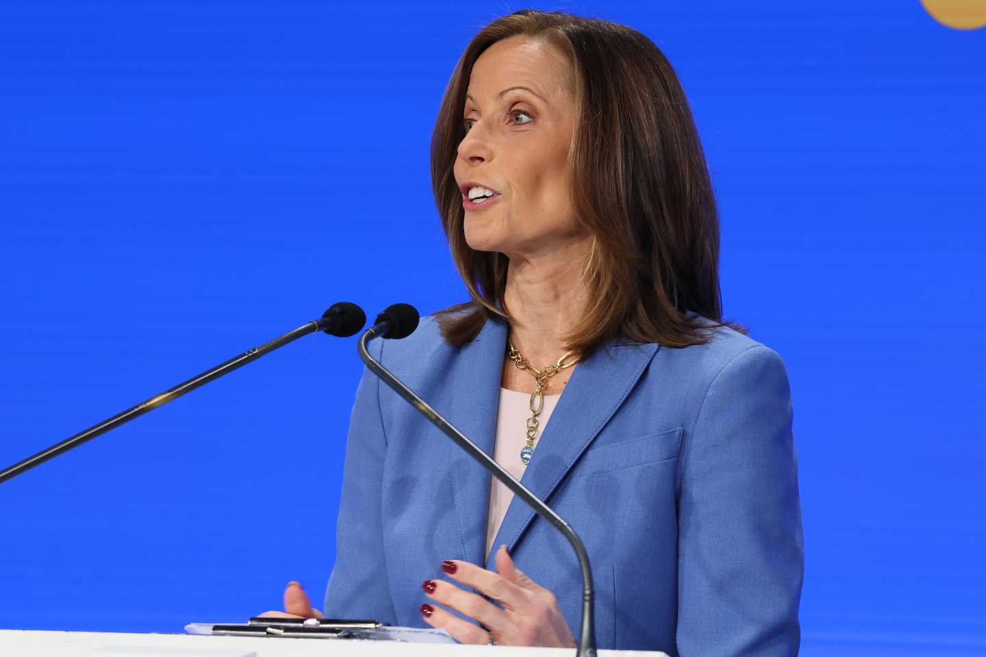 As AI helps criminals scale scams, Nasdaq’s Adena Friedman says financial institutions, tech companies and law enforcement need to work together to stop fraud.