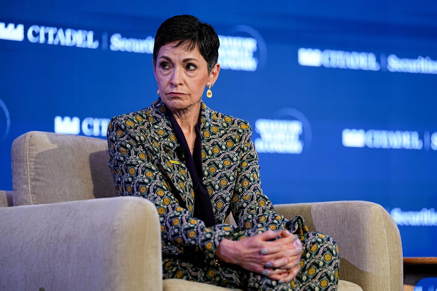 Penny Pennington, chief executive officer of Edward Jones, at the Semafor World Economy Summit during the International Monetary Fund (IMF) and World Bank Spring meetings in Washington, DC.