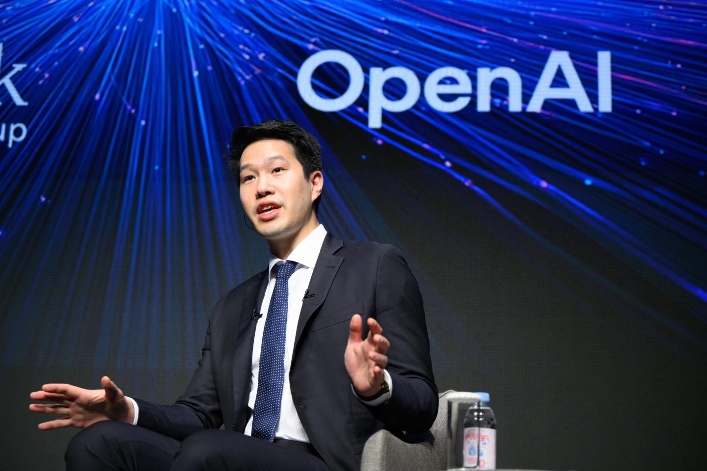 Mark Chen, chief research officer at Open AI, during a news conference in Tokyo, June 16, 2026. 