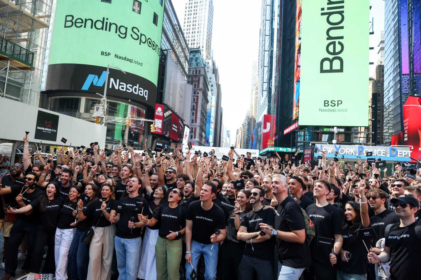 Bending Spoons IPO At The Nasdaq Market Site, July 1, 2026.