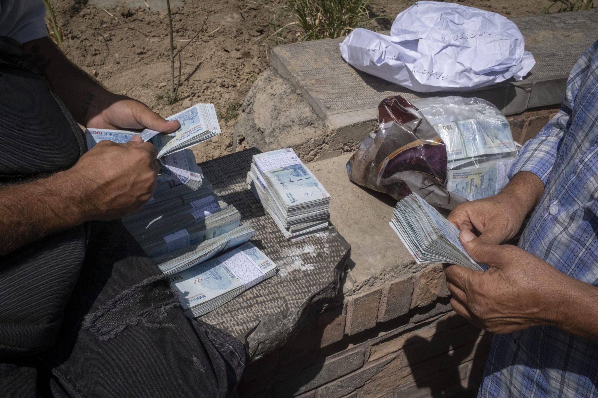 Iran’s currency is getting obliterated as the regime is about to run out of oil to sell and can’t even get its money from customers