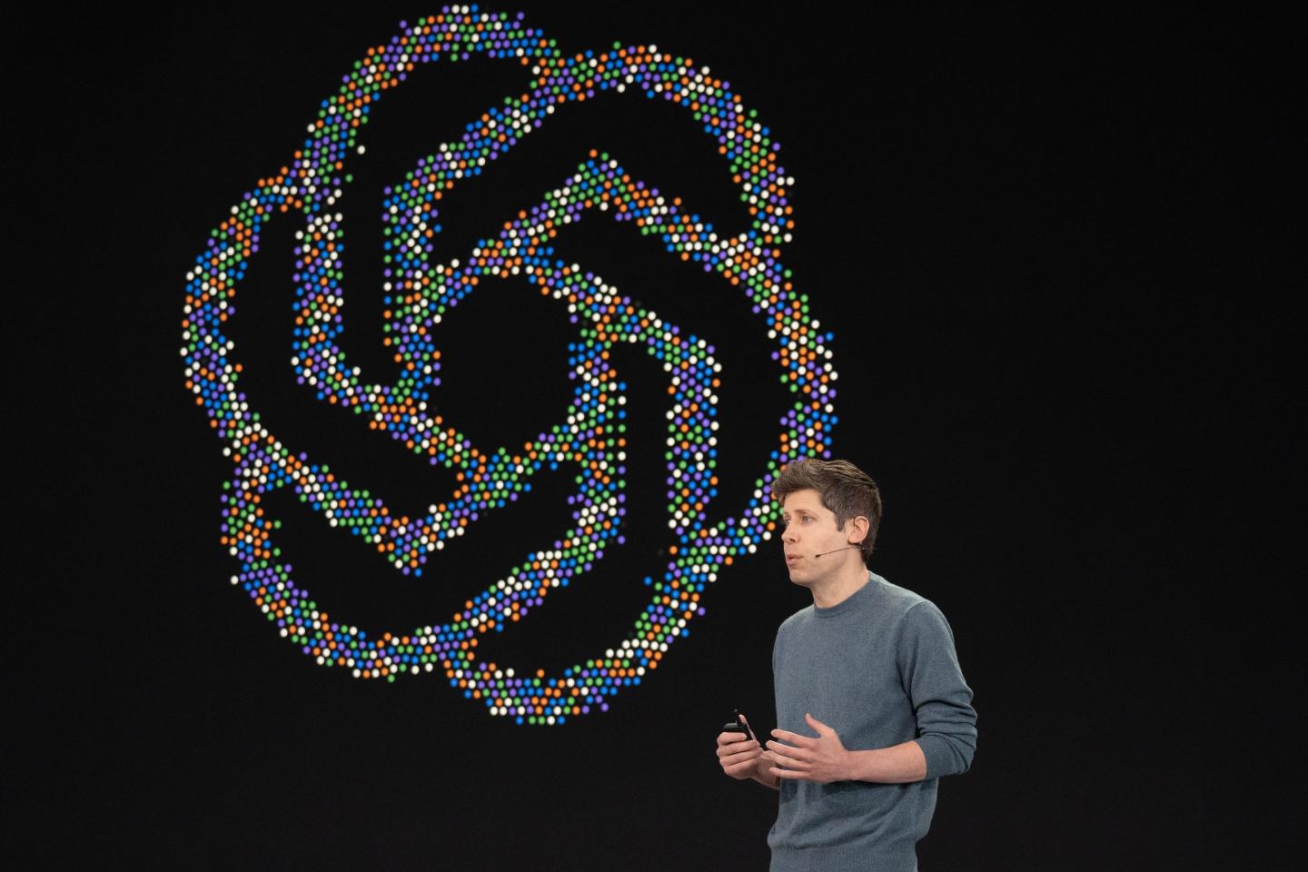 Sam Altman, chief executive officer and co-founder of OpenAI Inc., speaks during OpenAI DevDay in San Francisco, California, US, on Tuesday, Sept. 29, 2026.