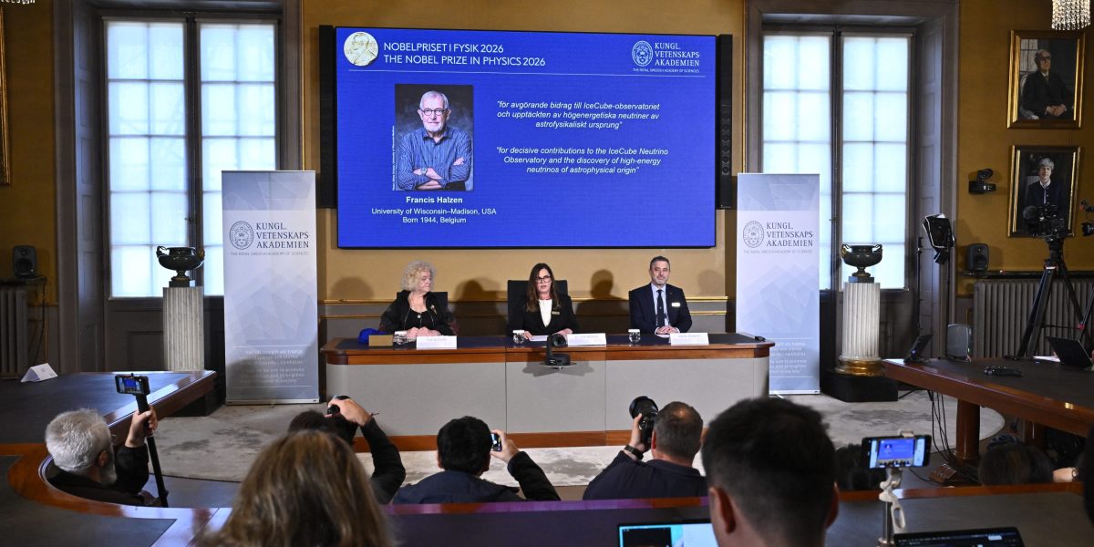 Trillions of ‘ghost particles’ pass through your body every second. The scientist who hunts them just won the Nobel Prize