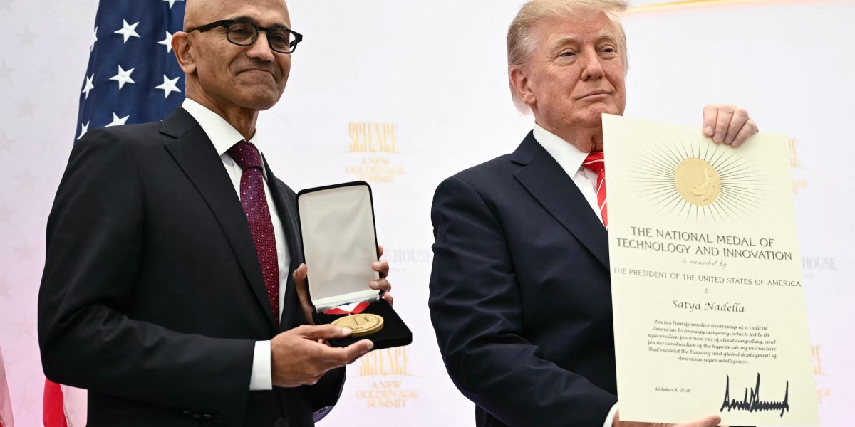 Satya Nadella went from an H-1B worker to Microsoft CEO. The Trump administration just shut that path for his employees