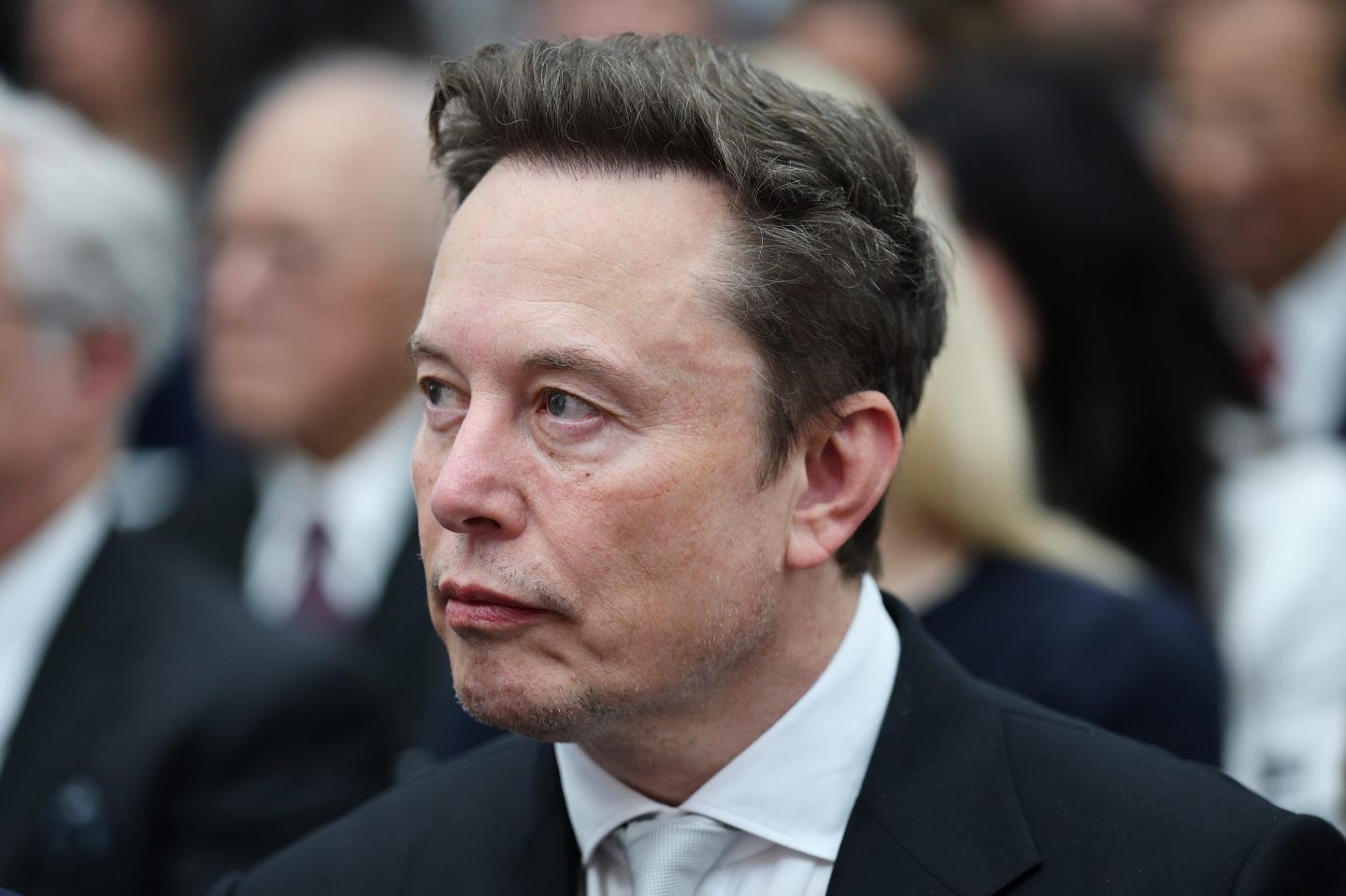 Tesla and SpaceX CEO Elon Musk attends the Golden Age of American Innovation Summit at the Institute of Peace on October 08, 2026 in Washington, DC. 