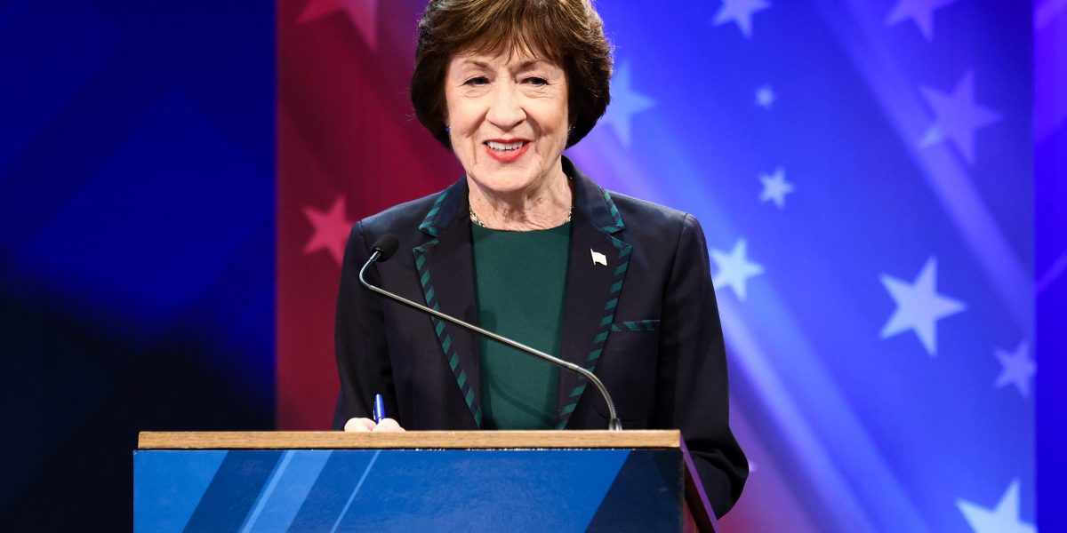 Republican Sen. Collins promotes her independence and ‘true blue-blooded Maine’-ness by partnering with ex-Dem. Joe Manchin and breaking from Trump