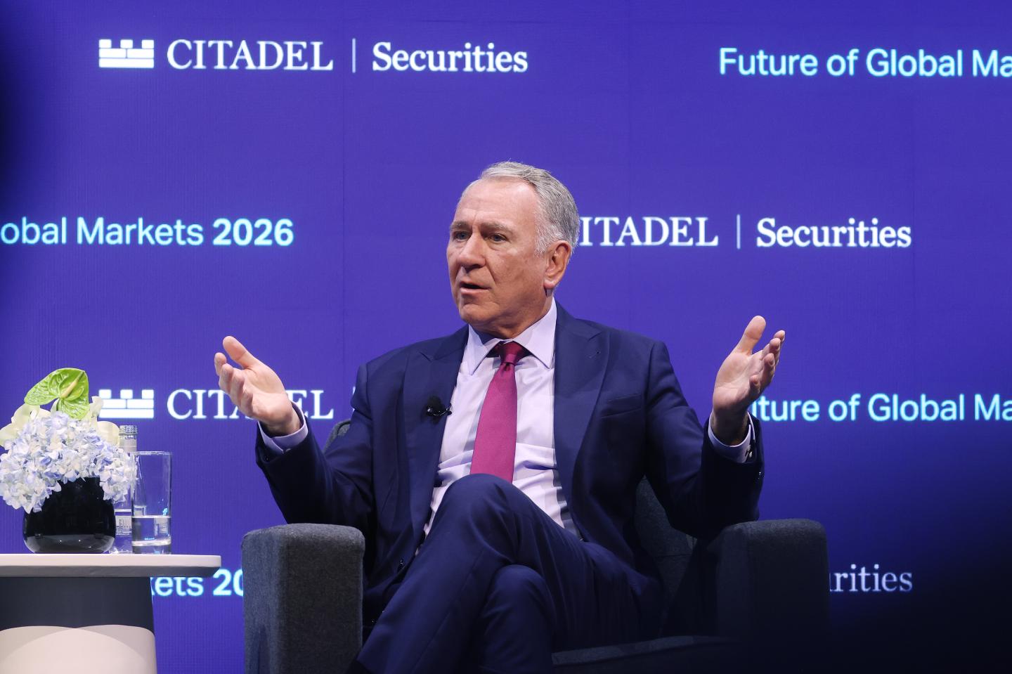 Ken Griffin, chief executive officer of Citadel Advisors LLC, during the Citadel Securities conference in New York, US, on Tuesday, Oct. 20, 2026.