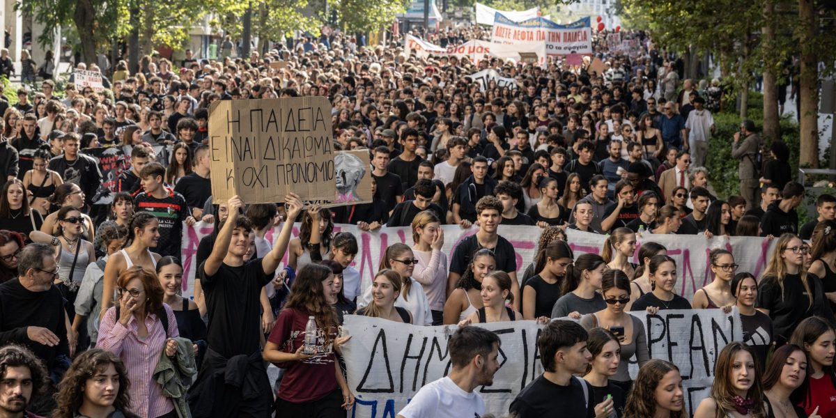 ‘From Greece to France, give money to education’: European protesters make clear it’s not immigration that has them on the march