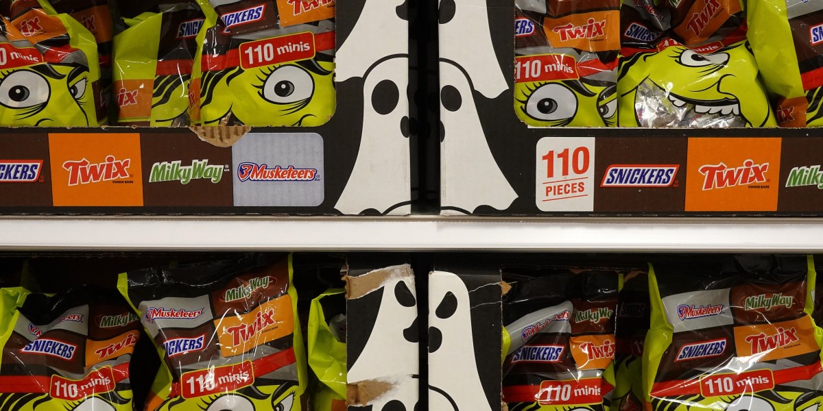 Hershey warns Americans squeezed by gas prices are buying less Halloween candy Hershey warns Americans squeezed by gas prices are buying less Halloween candy