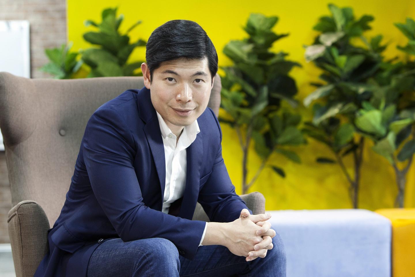 Anthony Tan, co-founder and chief executive officer of Grab, in Singapore on Oct. 19, 2016.