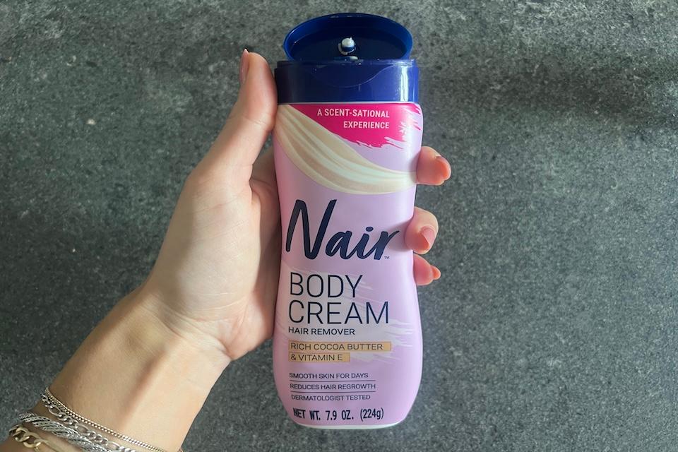 Nair as best hair removal cream