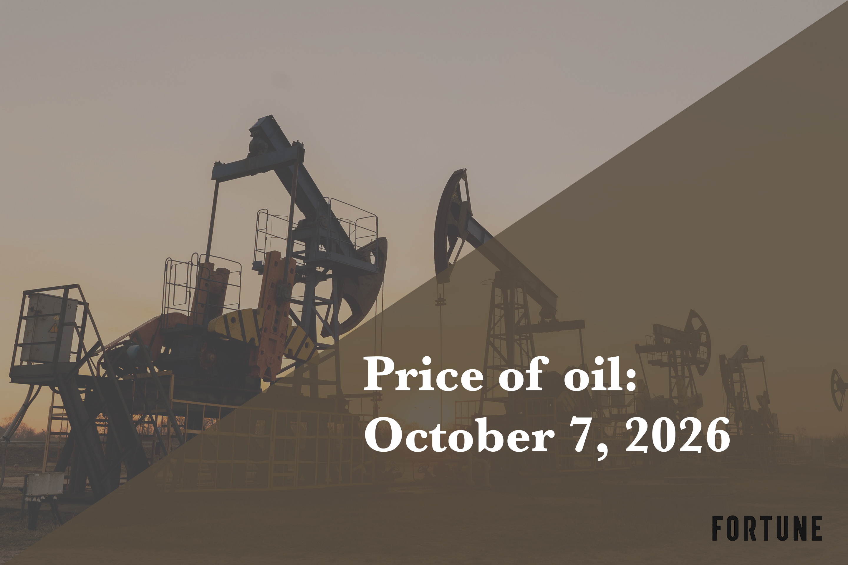 fortune.com - Joseph Hostetler - Current price of oil as of Oct. 7, 2026