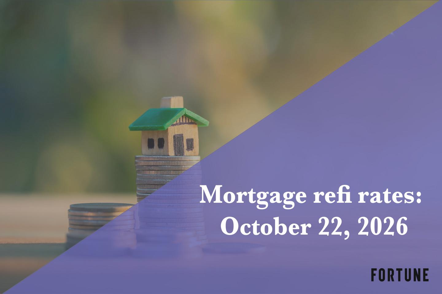 Current refi mortgage rates report for Oct. 22, 2026
