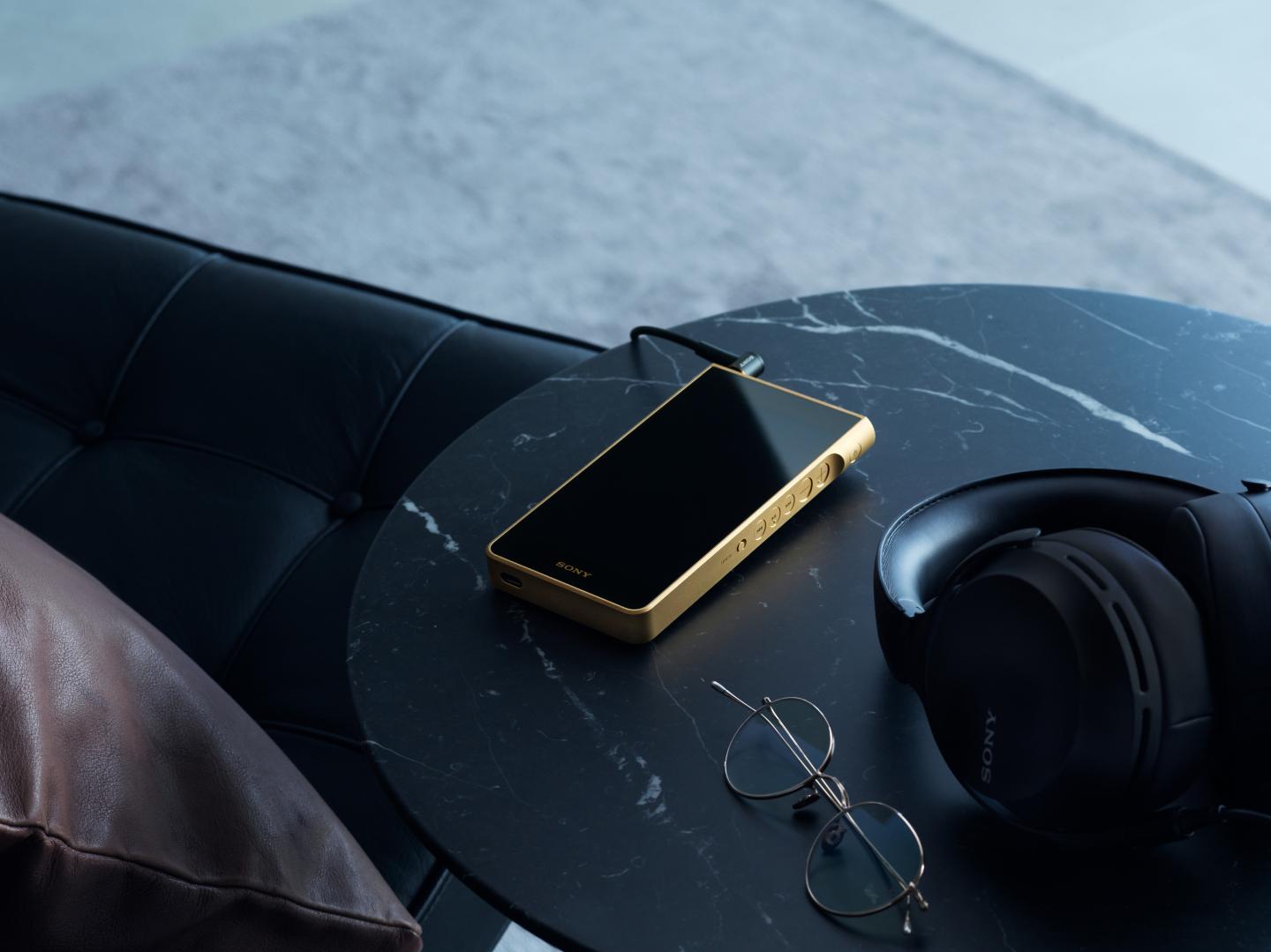 Sony's new Signature Series Walkman NW-WM1ZM3 portable digital media player. 